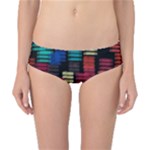 Colorful horizontal paint strokes                         Classic Bikini Bottoms