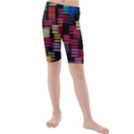 Colorful horizontal paint strokes                   Kid s Swim Shorts