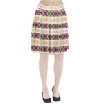 Rhombus and stripes                        Pleated Skirt