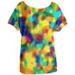 Colorful watercolors texture                             Women s Oversized Tee