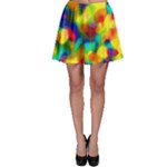 Colorful watercolors texture                                    Skater Skirt