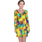 Colorful watercolors texture                                    nightdress
