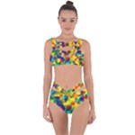 Colorful watercolors texture                                    Bandaged Up Bikini Set