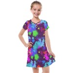 Paint spots texture                                       Kids  Cross Web Dress