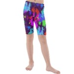 Paint spots texture                                  Kids  Mid Length Swim Shorts