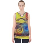 Painted swirls                                    Cut Out Tank Top