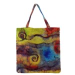 Painted swirls                                    Grocery Tote Bag