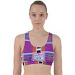 Mirrored distorted shapes                                       Back Weave Sports Bra