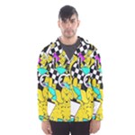 Shapes on a yellow background                                         Mesh Lined Wind Breaker (Men)