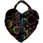 Circles texture                                     Giant Heart Shaped Tote