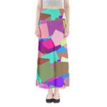 Colorful squares                                             Women s Maxi Skirt