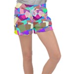 Colorful squares                                          Women s Velour Lounge Shorts