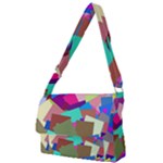 Colorful squares                                             Full Print Messenger Bag