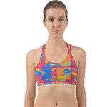 Colorful shapes in tiles                                                   Back Web Sports Bra