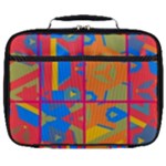 Colorful shapes in tiles                                              Full Print Lunch Bag