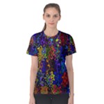 Colorful waves                                                     Women s Cotton Tee