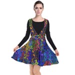 Colorful waves                                                   Plunge Pinafore Dress