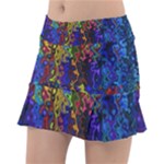 Colorful waves                                                Tennis Skirt
