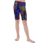 Colorful waves                                              Kids  Mid Length Swim Shorts