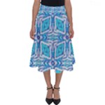 Geometric Doodle 1 Perfect Length Midi Skirt