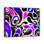 Retro Swirl Abstract Canvas 10  x 8  (Stretched)