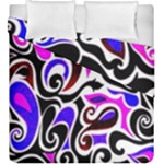 Retro Swirl Abstract Duvet Cover Double Side (King Size)