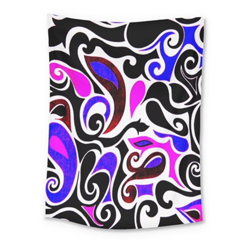 Retro Swirl Abstract Medium Tapestry from ZippyPress