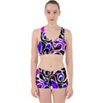 Retro Swirl Abstract Work It Out Gym Set