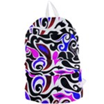 Retro Swirl Abstract Foldable Lightweight Backpack