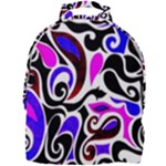 Retro Swirl Abstract Mini Full Print Backpack