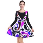 Retro Swirl Abstract Other Dresses