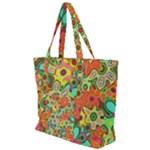 Colorful shapes      Zip Up Canvas Bag