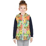 Colorful shapes         Kid s Hooded Puffer Vest
