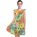 Colorful shapes            Tie Up Tunic Dress