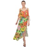 Colorful shapes            Maxi Chiffon Cover Up Dress
