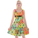 Colorful shapes               Reversible Velvet Sleeveless Dress