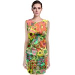 Colorful shapes               Classic Sleeveless Midi Dress