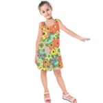 Colorful shapes         Kid s Sleeveless Dress