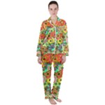 Colorful shapes       Satin Long Sleeve Pyjamas Set