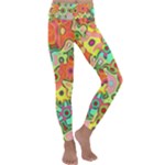 Colorful shapes         Kids  Lightweight Velour Classic Yoga Leggings
