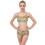 Colorful shapes        Layered Top Bikini Set