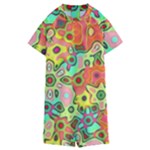 Colorful shapes        Kids  Boyleg Half Suit Swimwear