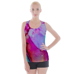 Red purple green ink           Criss cross Back Tank Top from ZippyPress