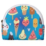 Cute food characters clipart             Horseshoe Style Canvas Pouch
