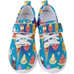 Cute food characters clipart          Women s Velcro Strap Shoes