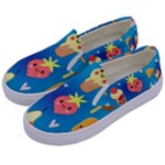 Cute food characters clipart            Kids  Canvas Slip Ons