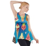 Cute food characters clipart             Side Drop Tank Tunic