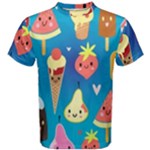 Cute food characters clipart             Men s Cotton Tee