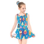 Cute food characters clipart            Kids  Skater Dress Swimsuit