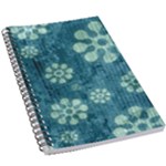Snow Flake Art 5.5  x 8.5  Notebook